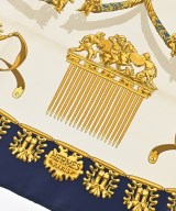 HERMES（エルメス）バンダナ・スカーフ 紺 サイズ:90 レディース/2200613784023