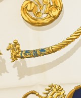 HERMES（エルメス）バンダナ・スカーフ 紺 サイズ:90 レディース/2200613784023