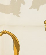 HERMES（エルメス）バンダナ・スカーフ 紺 サイズ:90 レディース/2200613784023