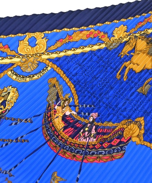 HERMES（エルメス）バンダナ・スカーフ 紺 サイズ:- レディース/2200613784030