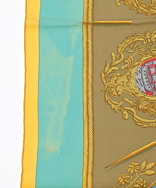 HERMES（エルメス）バンダナ・スカーフ ベージュ サイズ:90 レディース/2200613801010