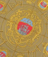 HERMES（エルメス）バンダナ・スカーフ ベージュ サイズ:90 レディース/2200613801010