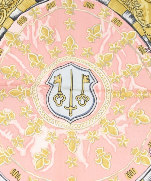 HERMES（エルメス）バンダナ・スカーフ ピンク サイズ:90 レディース/2200615577067