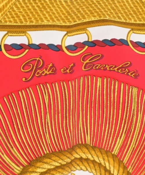 HERMES（エルメス）バンダナ・スカーフ 赤 サイズ:90 レディース/2200615577692