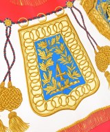 HERMES（エルメス）バンダナ・スカーフ 赤 サイズ:90 レディース/2200615577692