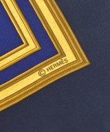 HERMES（エルメス）バンダナ・スカーフ 紺 サイズ:90 レディース/2200615577708