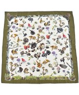 HERMES（エルメス）バンダナ・スカーフ 白 サイズ:90 レディース/2200615577722