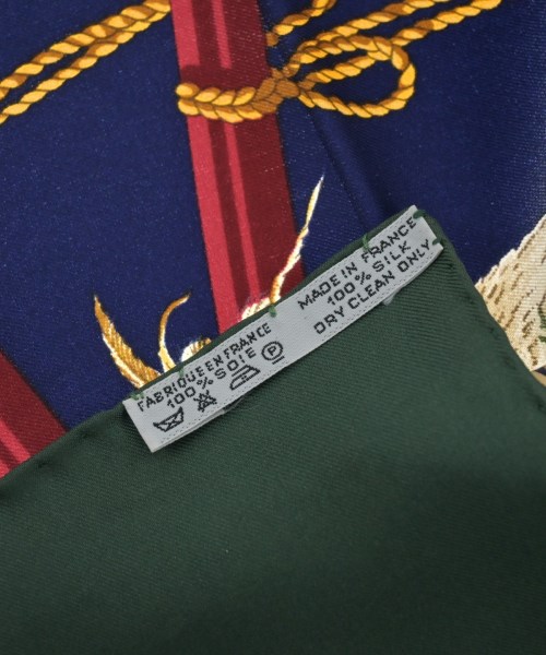 HERMES（エルメス）バンダナ・スカーフ 緑 サイズ:90 レディース/2200615577739