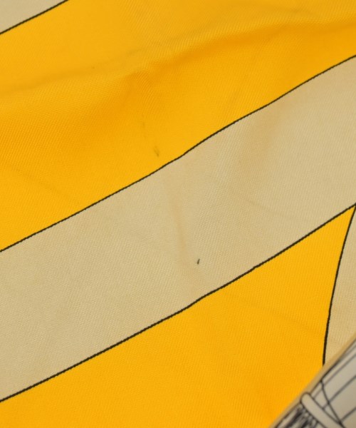 HERMES（エルメス）バンダナ・スカーフ 黄 サイズ:90 レディース/2200615577746