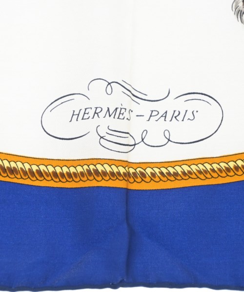 HERMES（エルメス）バンダナ・スカーフ 青 サイズ:90 レディース/2200615577753