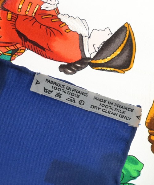 HERMES（エルメス）バンダナ・スカーフ 青 サイズ:90 レディース/2200615577753