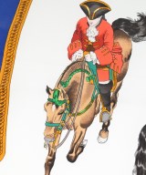 HERMES（エルメス）バンダナ・スカーフ 青 サイズ:90 レディース/2200615577753