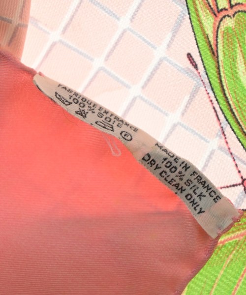 HERMES（エルメス）バンダナ・スカーフ ピンク サイズ:90 レディース/2200615577760