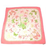 HERMES（エルメス）バンダナ・スカーフ ピンク サイズ:90 レディース/2200615577760