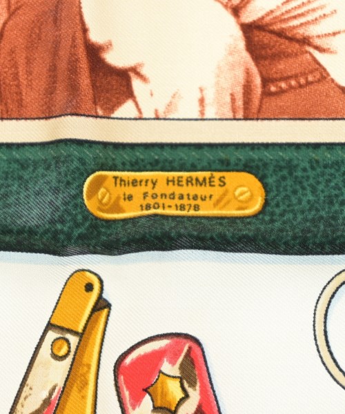 HERMES（エルメス）バンダナ・スカーフ 紺 サイズ:90 レディース/2200615577777