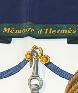 HERMES（エルメス）バンダナ・スカーフ 紺 サイズ:90 レディース/2200615577777
