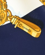 HERMES（エルメス）バンダナ・スカーフ 紺 サイズ:90 レディース/2200615577777