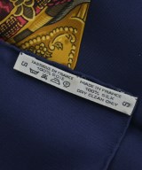 HERMES（エルメス）バンダナ・スカーフ 紺 サイズ:90 レディース/2200615577777