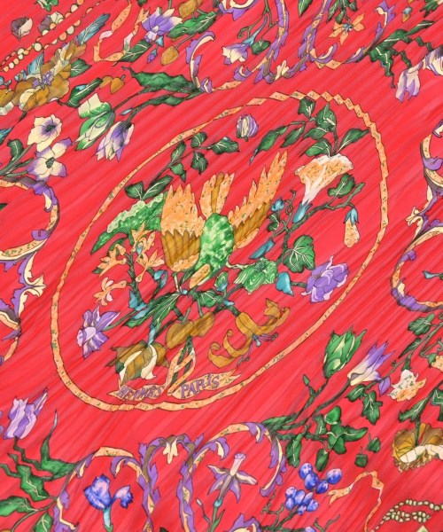 HERMES（エルメス）バンダナ・スカーフ 赤 サイズ:- レディース/2200547492254