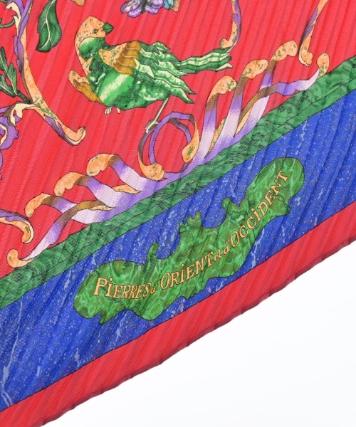 HERMES（エルメス）バンダナ・スカーフ 赤 サイズ:- レディース/2200547492254