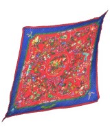 HERMES（エルメス）バンダナ・スカーフ 赤 サイズ:- レディース/2200547492254