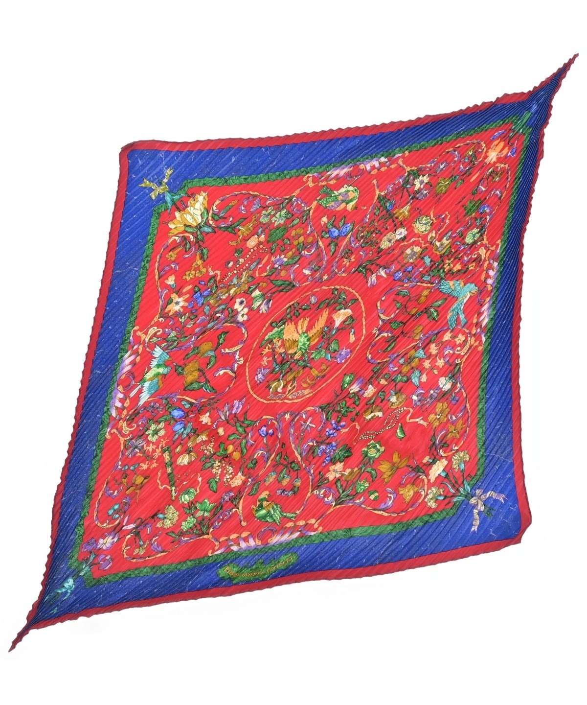 HERMES（エルメス）バンダナ・スカーフ 赤 サイズ:- レディース