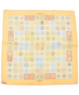 HERMES（エルメス）バンダナ・スカーフ 黄 サイズ:45 レディース/2200614488029