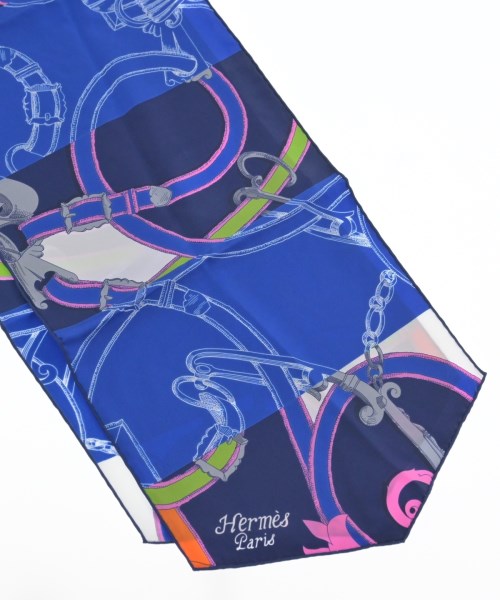 HERMES（エルメス）バンダナ・スカーフ 青 サイズ:- レディース/2200617112402