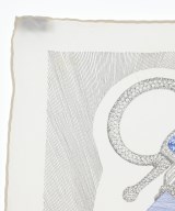 HERMES（エルメス）バンダナ・スカーフ 白 サイズ:90 レディース/2200617112419