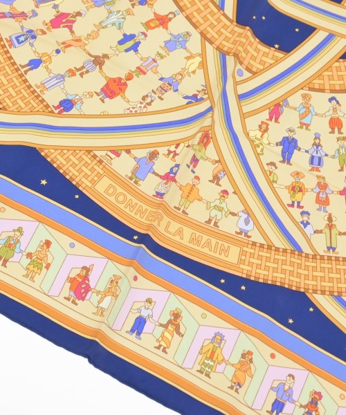 HERMES（エルメス）バンダナ・スカーフ 紺 サイズ:- レディース/2200617792055