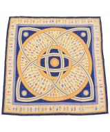 HERMES（エルメス）バンダナ・スカーフ 紺 サイズ:- レディース/2200617792055