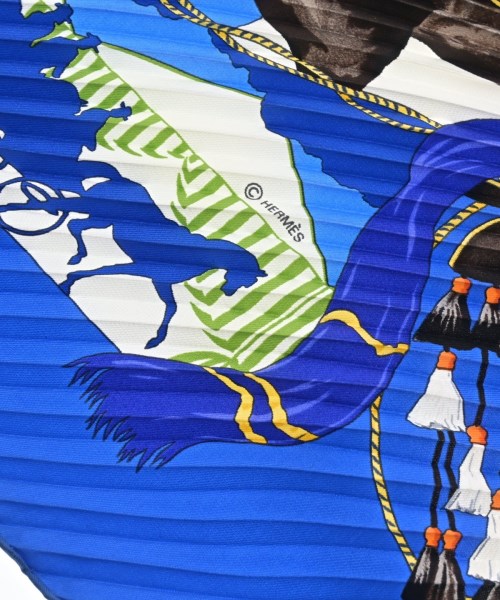 HERMES（エルメス）バンダナ・スカーフ 青 サイズ:- レディース/2200618282692