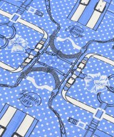 HERMES（エルメス）バンダナ・スカーフ 青 サイズ:- レディース/2200619039035