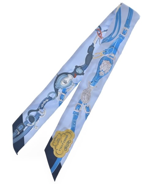 HERMES（エルメス）バンダナ・スカーフ 青 サイズ:- レディース/2200611637468