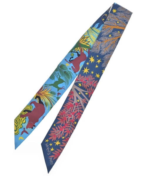 HERMES（エルメス）バンダナ・スカーフ 青 サイズ:- レディース/2200611637482