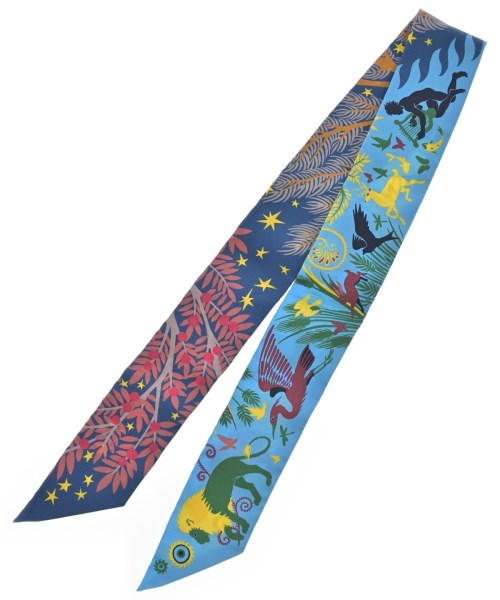 HERMES（エルメス）バンダナ・スカーフ 青 サイズ:- レディース/2200611637482