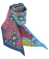 HERMES（エルメス）バンダナ・スカーフ 青 サイズ:- レディース/2200611637482