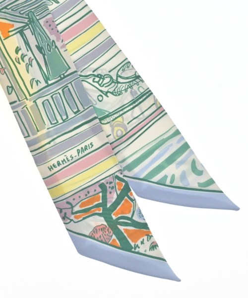 HERMES（エルメス）バンダナ・スカーフ 白 サイズ:- レディース/2200611637499