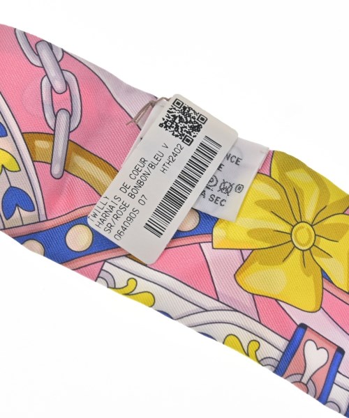 HERMES（エルメス）バンダナ・スカーフ ピンク サイズ:- レディース/2200611637505