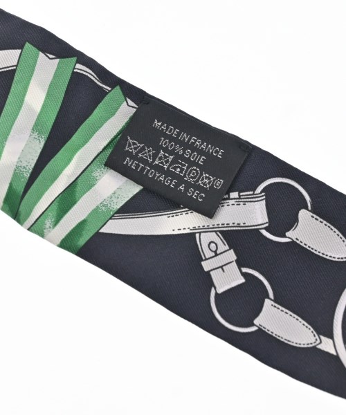 HERMES（エルメス）バンダナ・スカーフ 黒 サイズ:- レディース/2200611637529