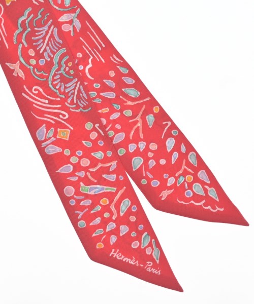 HERMES（エルメス）バンダナ・スカーフ 赤 サイズ:- レディース/2200611637543