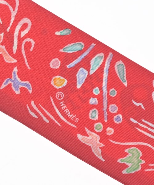 HERMES（エルメス）バンダナ・スカーフ 赤 サイズ:- レディース/2200611637543