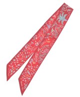 HERMES（エルメス）バンダナ・スカーフ 赤 サイズ:- レディース/2200611637543