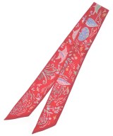 HERMES（エルメス）バンダナ・スカーフ 赤 サイズ:- レディース/2200611637543