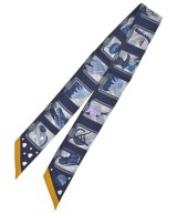 HERMES（エルメス）バンダナ・スカーフ 紺 サイズ:- レディース/2200611637550