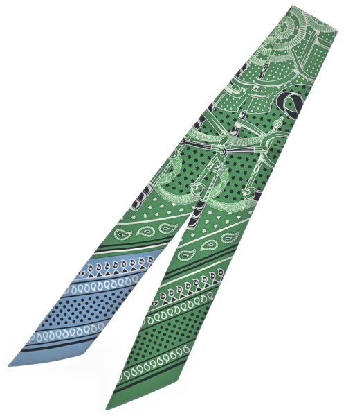 HERMES（エルメス）バンダナ・スカーフ 緑 サイズ:- レディース/2200611637567