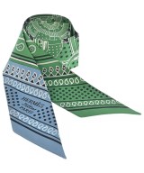 HERMES（エルメス）バンダナ・スカーフ 緑 サイズ:- レディース/2200611637567