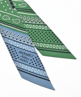 HERMES（エルメス）バンダナ・スカーフ 緑 サイズ:- レディース/2200611637567