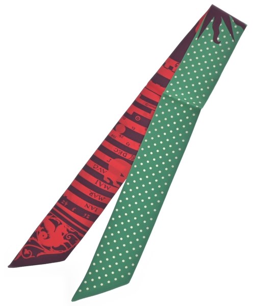 HERMES（エルメス）バンダナ・スカーフ 赤 サイズ:- レディース/2200611637574