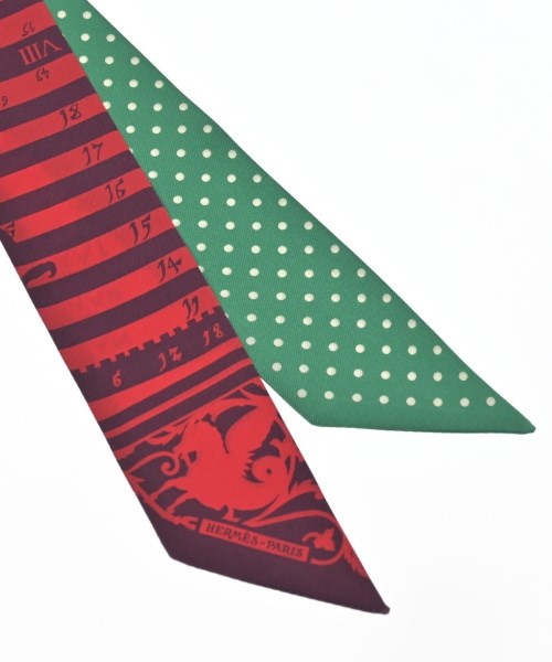 HERMES（エルメス）バンダナ・スカーフ 赤 サイズ:- レディース/2200611637574